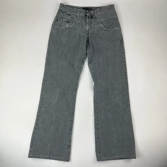 Just Cavalli Faded Black 5 Pocket Cotton Jeans Mens Size 32X32