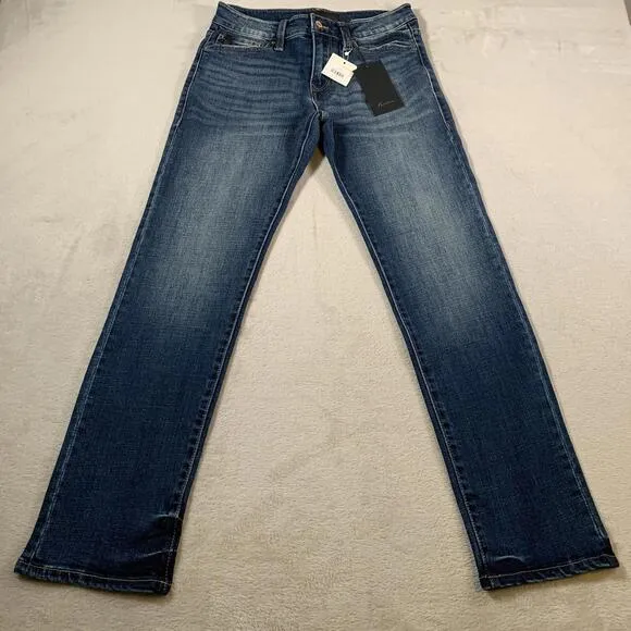 Kancan Jeans Mens 30x31 Blue Liam Slim Straight Stretch Dark Wash Mid Rise NEW
              
      NWT