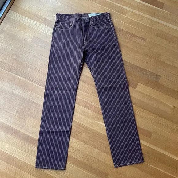 Kapital NWOT purple stripe denim