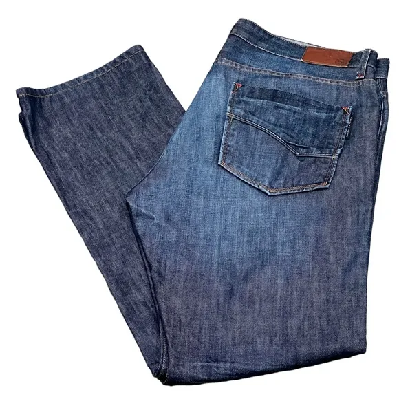 Kasil Workshop Davidson Straight Blue Mens Jeans Size 36