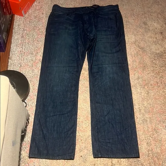 Kason Workshop Men's Dressy Dark Blue Jeans
              
      NWT