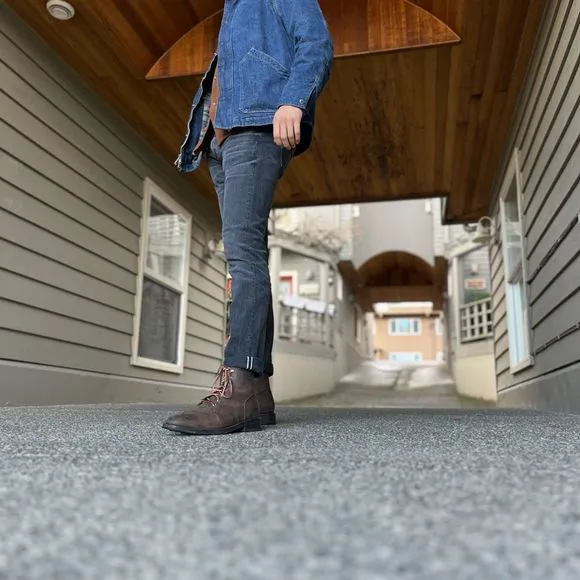 Kato The Pen Slim Selvedge Denim Jeans in Black (32) (Made in USA 🇺🇸)