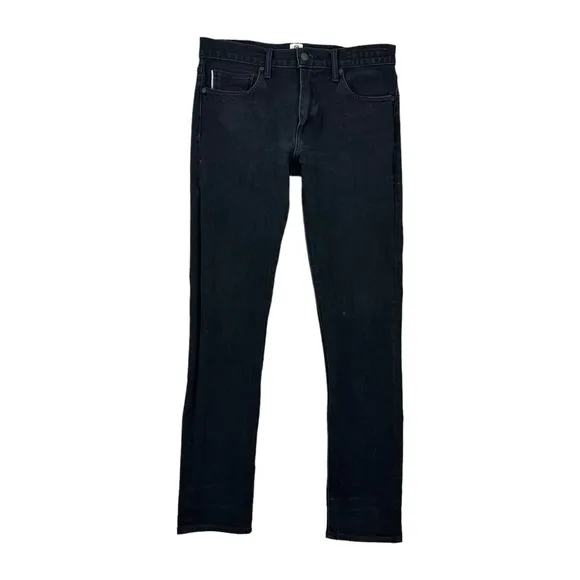 KATO Black Selvedge Jeans Hiroshi Skinny Made in USA Men's 32 x 32