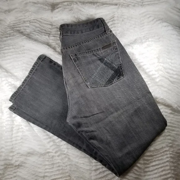 Kenneth Cole grey wash jeans