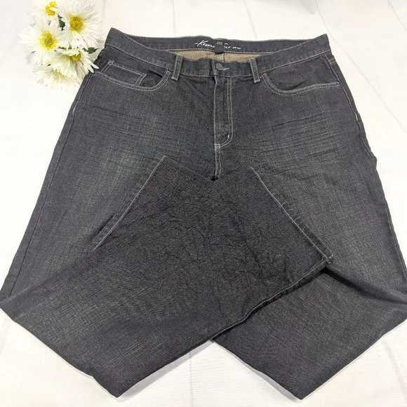 Kenneth Cole Men's Manya Black Jeans SZ 36 x 32