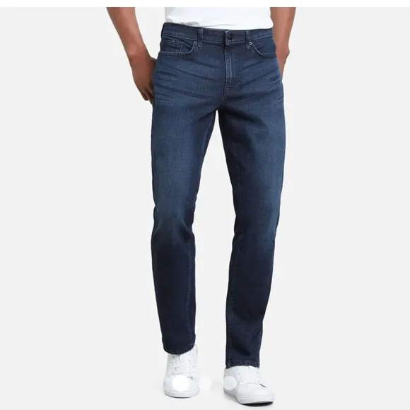 Kenneth Cole Straight Fit Stretch Jeans