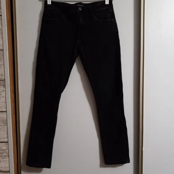 Kenneth Cole 30x30 Black Slim Fit Denim Jeans
