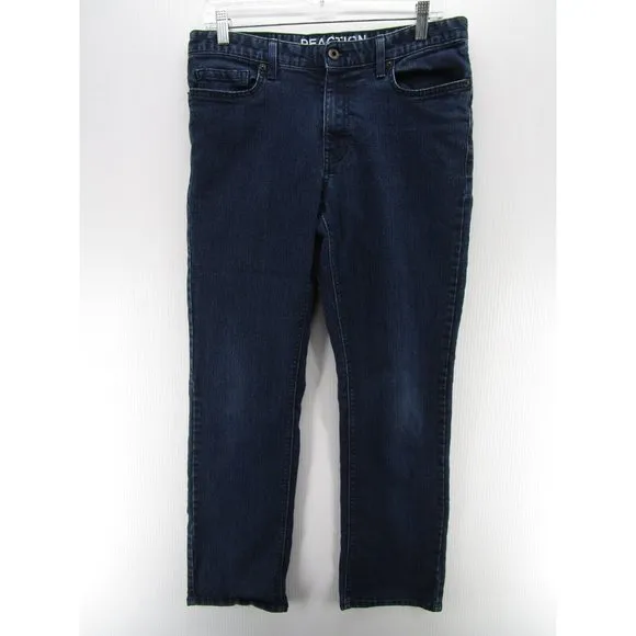 Kenneth Cole Reaction Jeans 30x30 Straight Leg Regular Preppy Denim