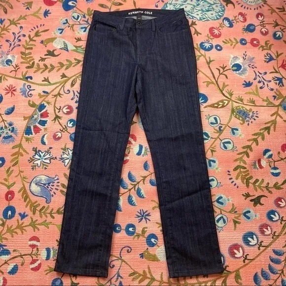 Kenneth Cole Hitete Dark Wash Straight Leg Jean