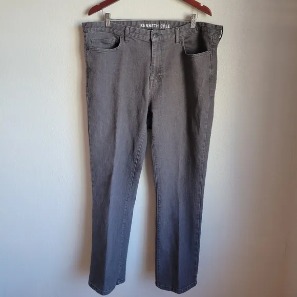 Kenneth Cole Straight Leg Grey Wash Jeans