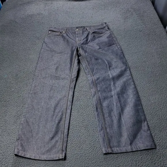 Kenneth Cole  Jeans Cotton Denim Gray Mens Size 36x29