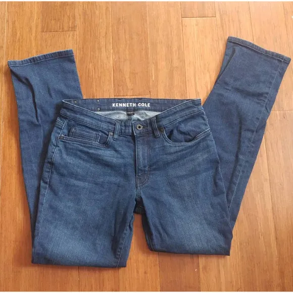 Kenneth Cole Jeans 30x32 Medium Wash 30 Waist Rise 9 Inseam 30