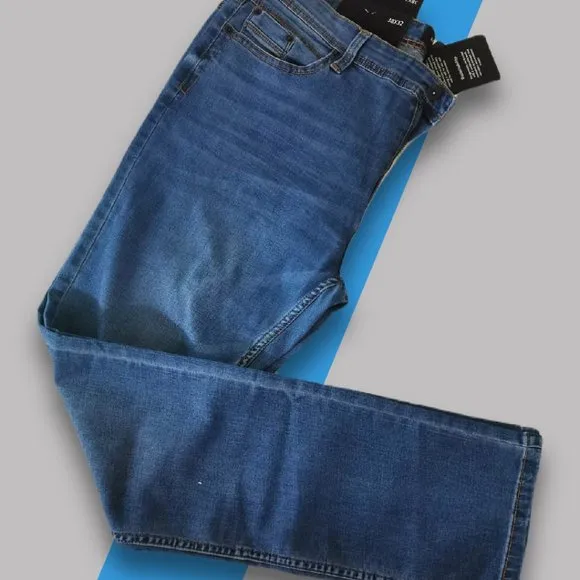 Kenneth Cole Mens 38x32 Jeans Slim Fit Low Rise Stretch Denim Gray Wash $69 NEW
          
      NWT