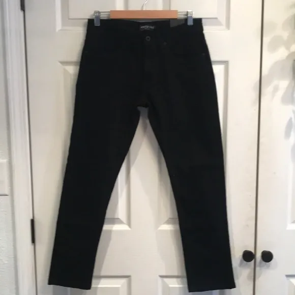 Kenneth Cole size 30x30 slim fit low rise waist slim thigh black jeans- NWT
          
      NWT
