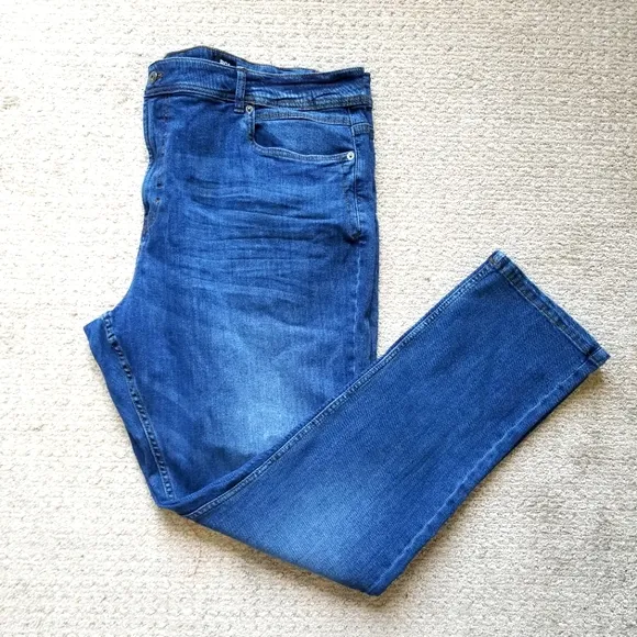 Kenneth Cole Skinny fit Big & Tall Men's Jeans 44x32