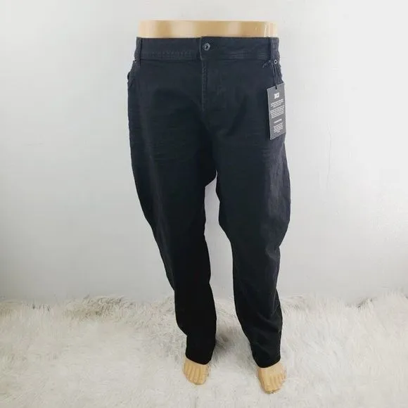 Kenneth Cole Men's Black High Rise BCI Straight Denim Jeans Size 48X30
          
      NWT
