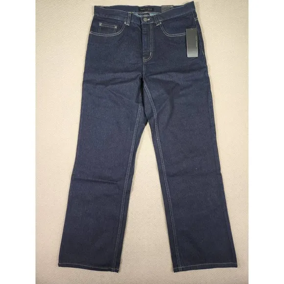 Kenneth Cole Jeans Mens 32x30 Straight Leg Mid Rise Denim Cotton Blue NWT 4
          
      NWT