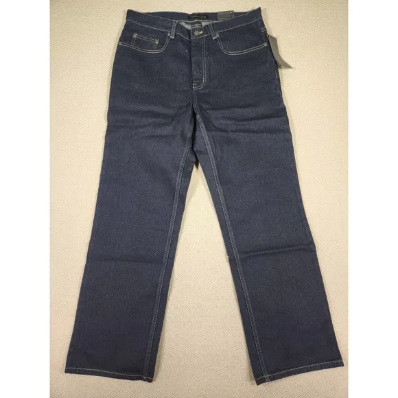 Kenneth Cole Jeans Mens 32x30 Straight Leg Mid Rise Denim Cotton Blue NWT 8
          
      NWT