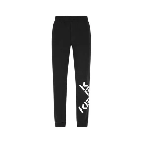 KENZO Black cotton blend joggers
          
      NWT