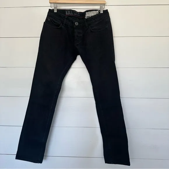 Kill City Black Mod Fit Jeans