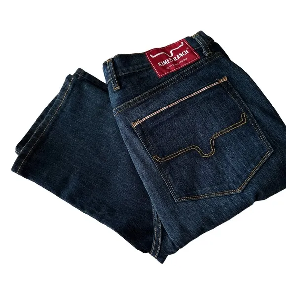 Kimes Ranch Mens Blue Jeans "Roger" 36X34  Made in the USA NWOT