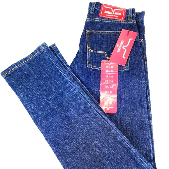 Men's Kimes Ranch The Wayne Blue Jeans Stretch USA Western Cowboy
          
      NWT