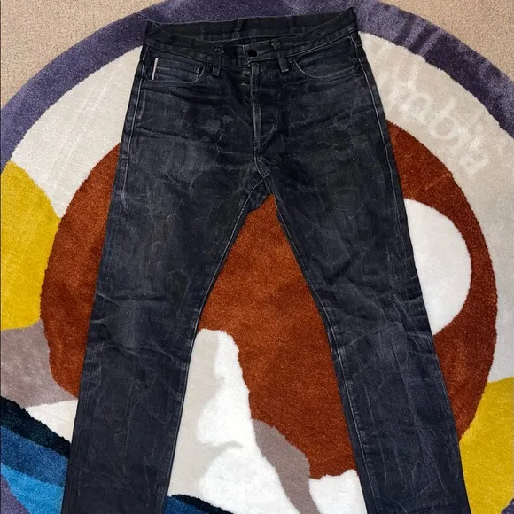 Kith x Ones Stroke Black Selvedge Denim Jeans Mens Size 30