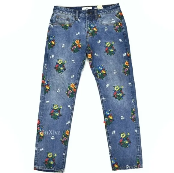 Kith Floral Embroidered Denim Varick Jeans Mens 38 US DS SS22 AUTHENTIC
          
      NWT