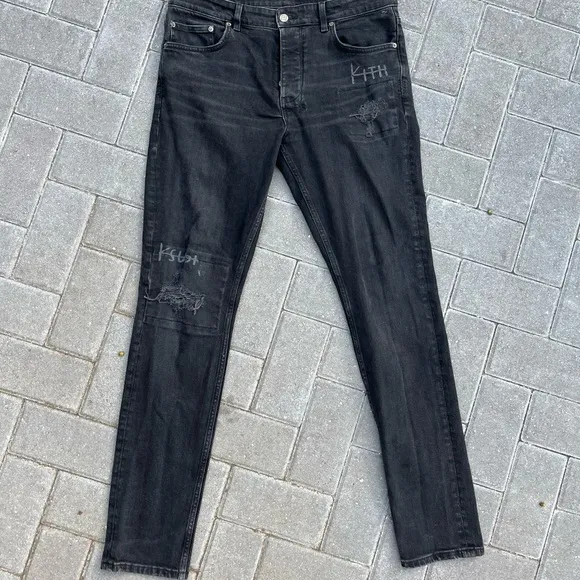 KITH Black Straight Leg Men's Jeans
