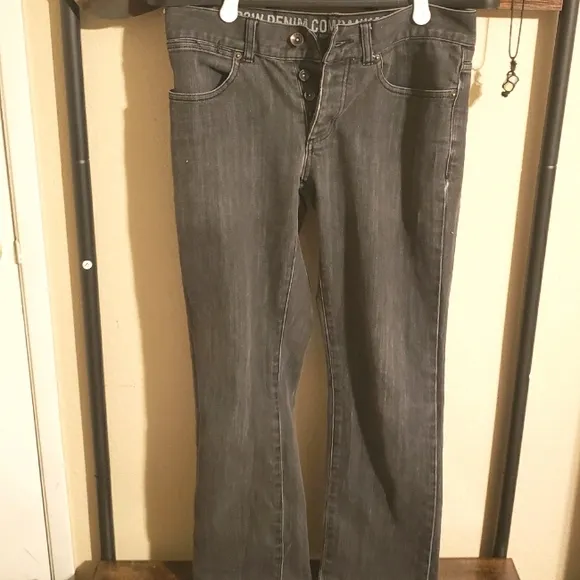 KR3W slim fit grey jeans
