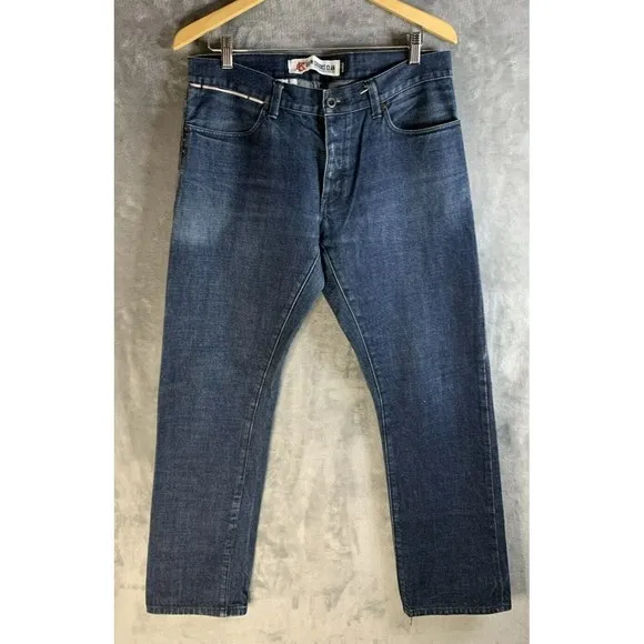 Krew Jeans Kr3W Klassic Size Men's 34 Skate Jeans Blue Crooks Clan Denim Co-op