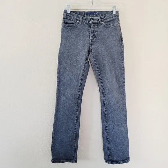 KR3W Krew Jeans AR Slim Button Fly Jean Size 28 Dark Wash Skate Andrew Reynolds
