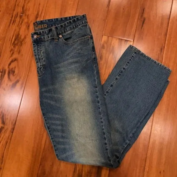 Kr3w Jim Greco Skateboard Jeans! Whiskered, size 36