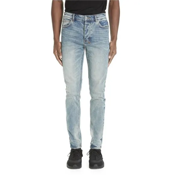 NWOT KSUBI Men’s Chitch Pure Dynamite Skinny Fit Jeans Denim Blue Sz-36 $220 B73