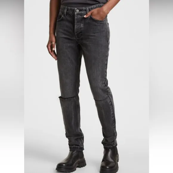 Ksubi Chitch Asphalt Trashed Jeans Grey Size 36