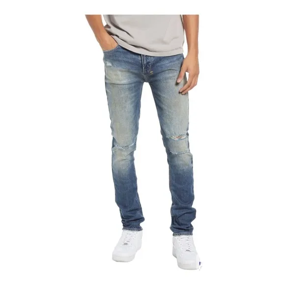 NWT Ksubi Van Winkle Originate Trashed Skinny  mid rise full length Jeans mens34
          
      NWT