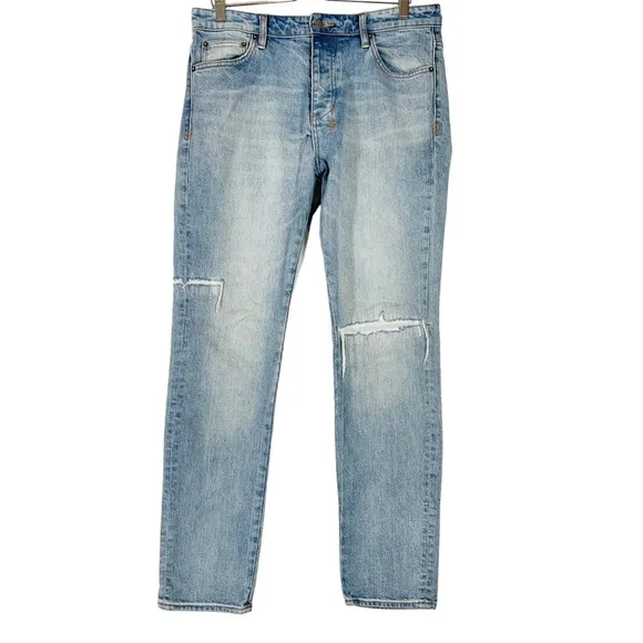 KSUBI Chitch The Streets Light Wash Denim Slim Leg Jeans Size 33