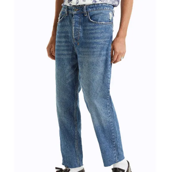 Ksubi Men's Bullet Cropped Blaze Denim Jeans Size 29 Relaxed Leg NWT
          
      NWT