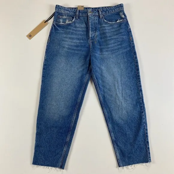 COPY - KSUBI Men's Bullet Crop Blazed Jeans Blue Size 34 NWT
          
      NWT