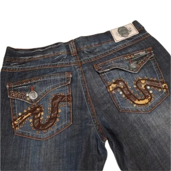 Laguna Beach MD1015P Skull Accent Jeans 40x34