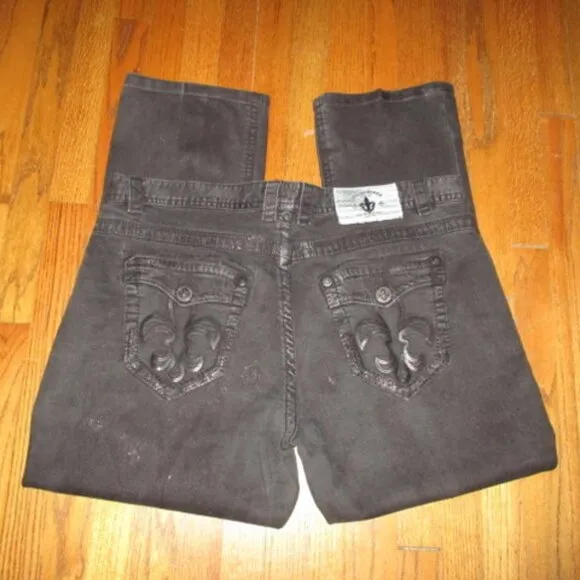 LAGUNA BEACH Black Straight Leg Jeans Sz 44