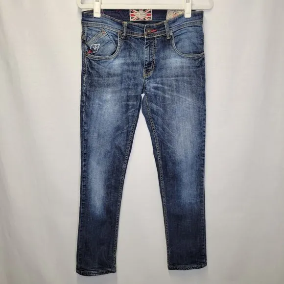 Lee Cooper East London Heritage Men's Size 32 Jeans Norris Slim Leg
