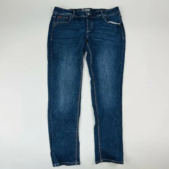 LEE COOPER East London Aiden Blue Slim Fit Cotton Blend Jeans Mens Size 38X32