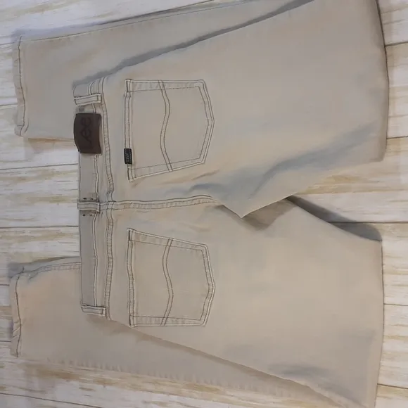 Lee Regular Fit Straight Leg Creme Jeans Men's 30x35