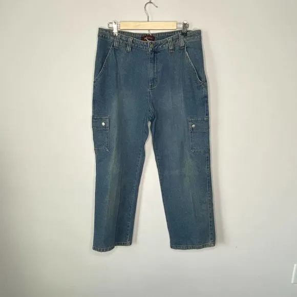 Lee Wide Leg Carpenter Style Jeans - Women's Size 14P