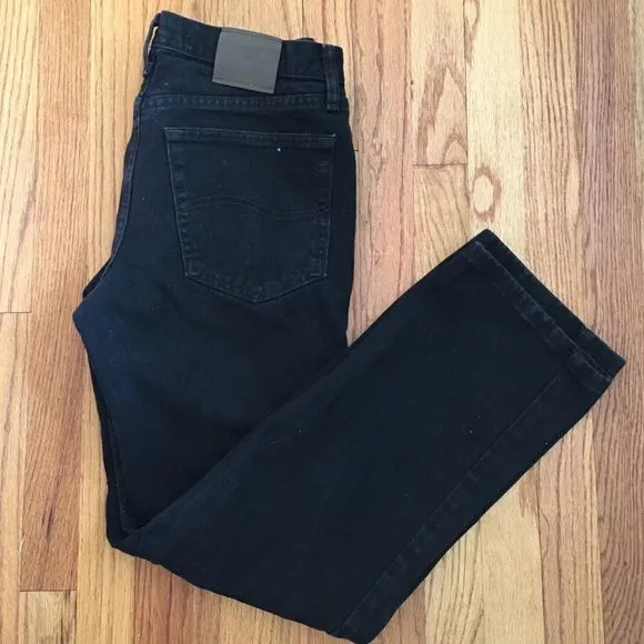 Lee Regular Fit Black Jeans | Size 32 x 30