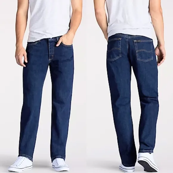 Lee Relaxed Fit Straight Leg Jeans in Tomas 34x32 2055525