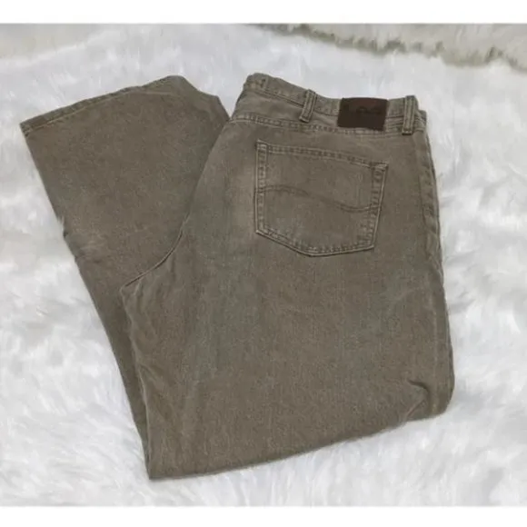 Like New Men's Tan Lee Jeans