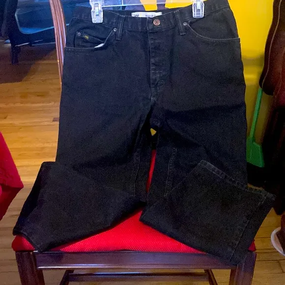 Mens Lee jeans in black size 34 x 29 regular fit