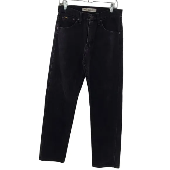 Lee 1989 Black Straight Jean Men 2008908  Size 30 x 32